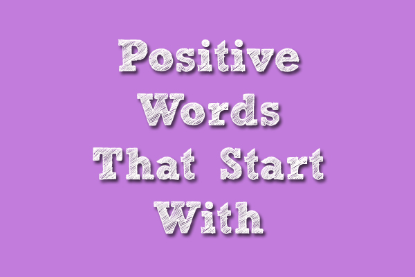 Positive e Words
